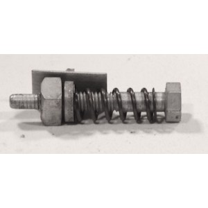 Plaquette de but&eacute;e avec vis et ressort M22.23.5.25