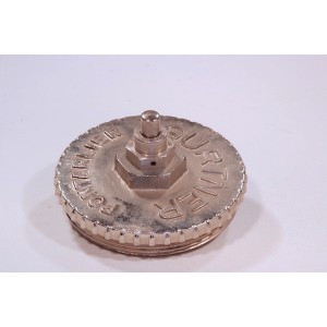 couvercle de grande cuve ronde laiton nickel&eacute;